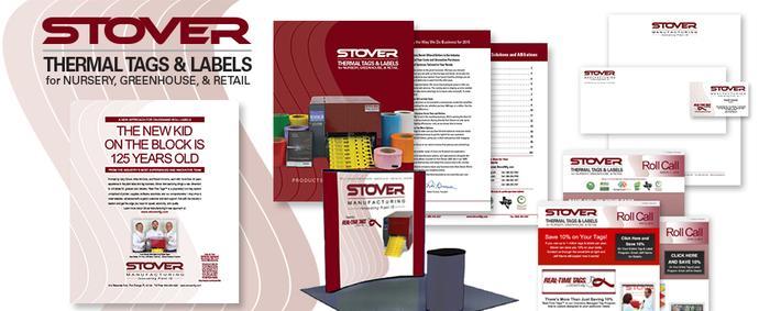 Thermal roll tag start-up Stover Manufacturing advertisement